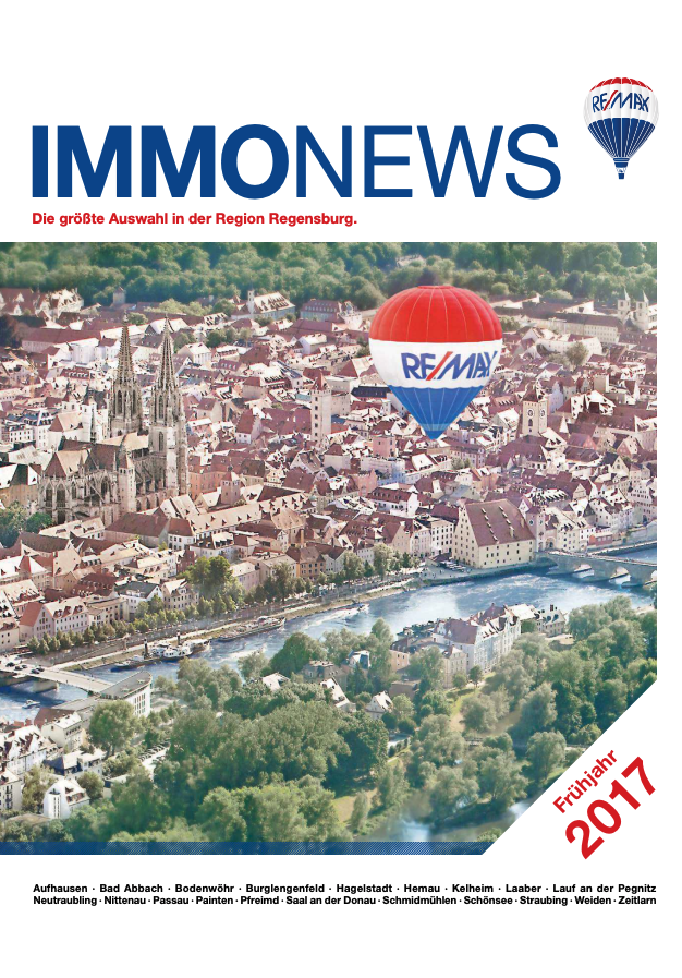 Remax Immonews Frühjahr 2017 Regensburg