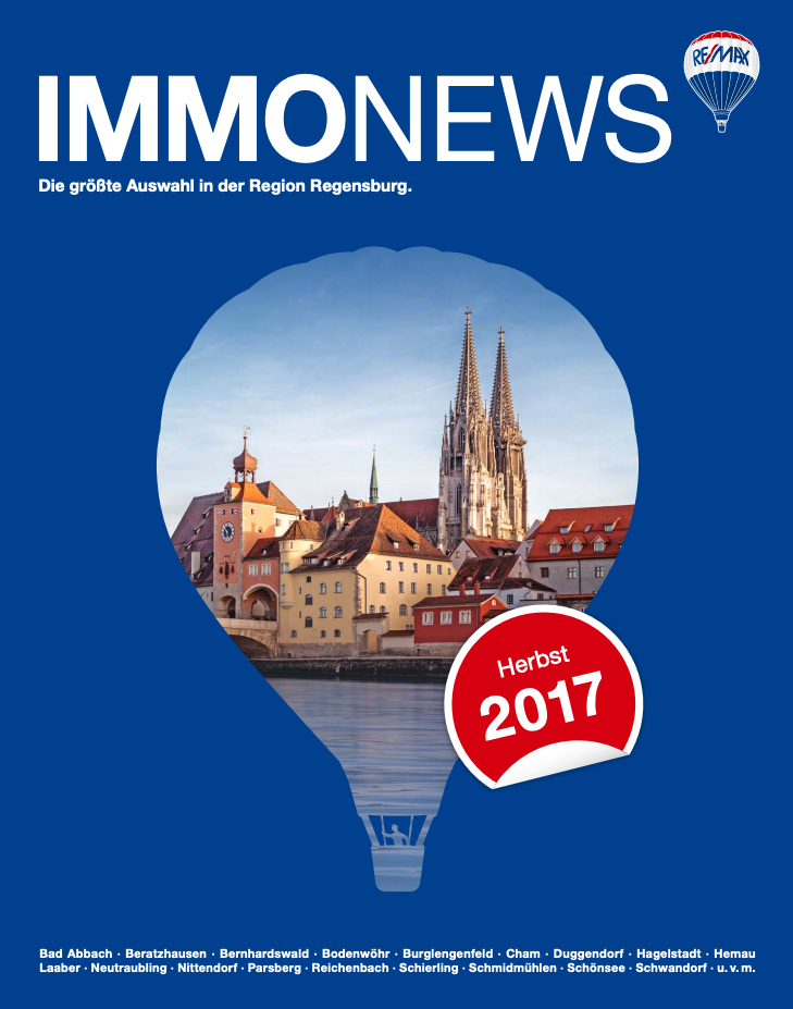 Remax Immonews Herbst 2017 Regensburg