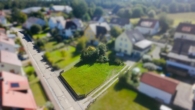 Draufsicht - Baugrundstück in ruhiger Wohngegend – mit genehmigtem Bauplan!