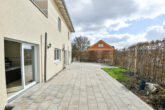 Der Traum für die Familie! Neuwertiges und modernes KFW 55 Einfamilienhaus im Toskana Stil! - Terrasse