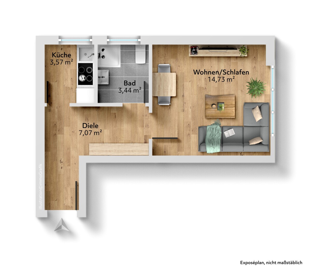 Der Grundriss Ihrer Wohnung