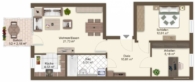 Der Grundriss Ihrer Wohnung - High End – Down Town!