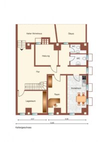 Grundriss Halle KG