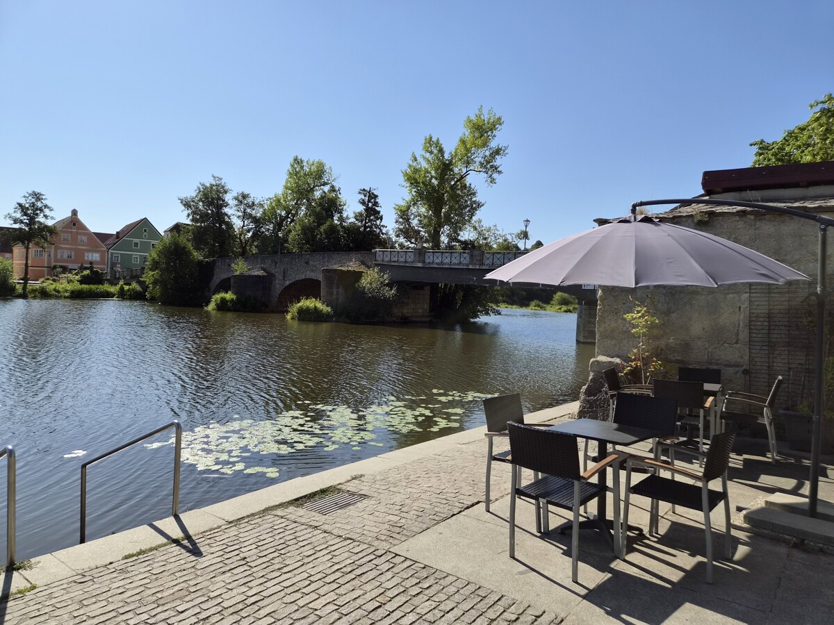 Terrasse an der Naab