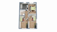 Grundriss OG - Moderne Doppelhaushälfte (EEK A+) auf sonnigem Grundstück in schönem Wohngebiet!