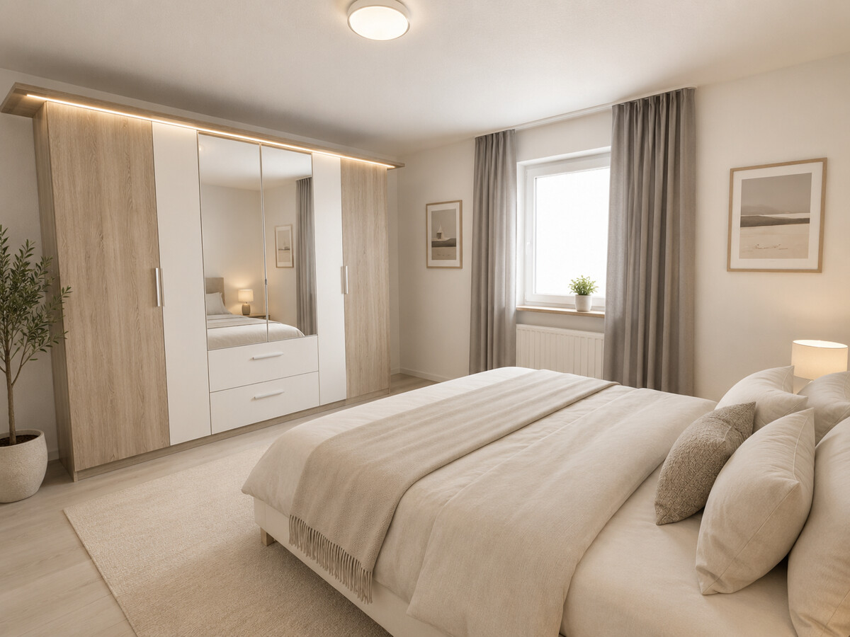 Schlafzimmer Staging