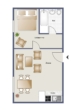 2 Zimmer Studenten Apartment in Pentling - - Grundriss