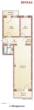 Grundriss - Traumlage Westen – Schöne 2 Zimmer Wohnung zum Kauf – Sofort bezugsfrei!