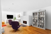 3 Kaminecke - Exklusive Designervilla! Klare Linien, absolut ruhige Lage und große TG!