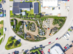 Vogelperspektive - Gewerbeflächen in Top-Lage: ca. 3.504 m² in Wettstetten bei Ingolstadt
