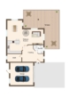 Grundriss EG - Modernes Einfamilienhaus im Toskana-Stil mit Pool