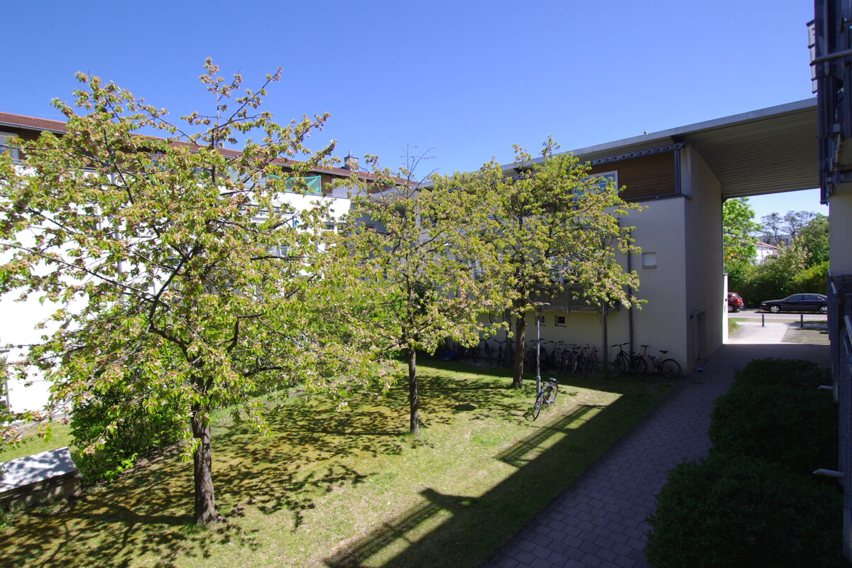 Ausblick vom Balkon