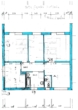 Grundriss - Ruhig gelegene 3 Zimmer Wohnung