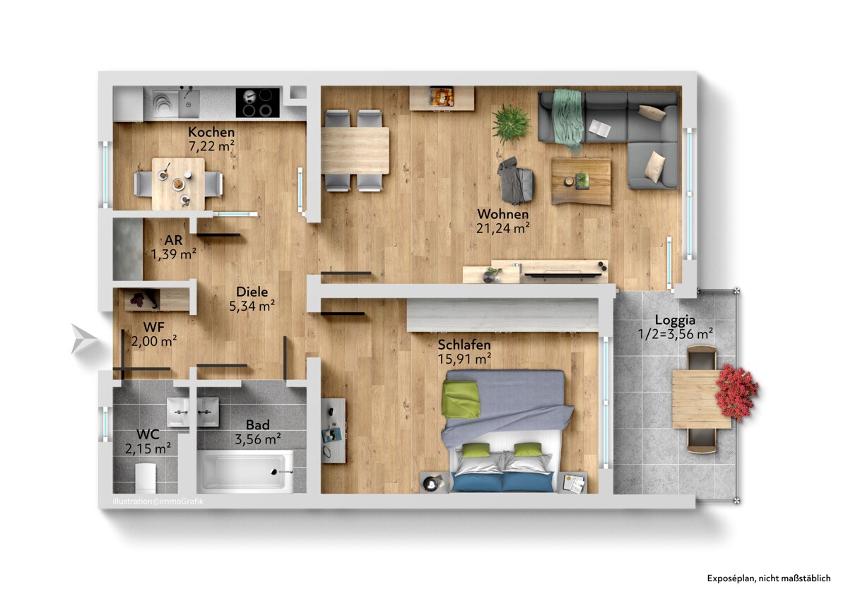 Der Grundriss Ihrer Wohnung