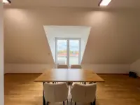 Blick auf Balkon