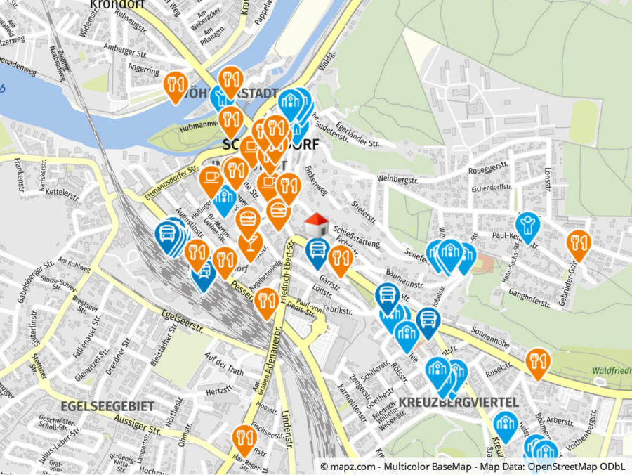 Geolyzer Kartenausschnitt