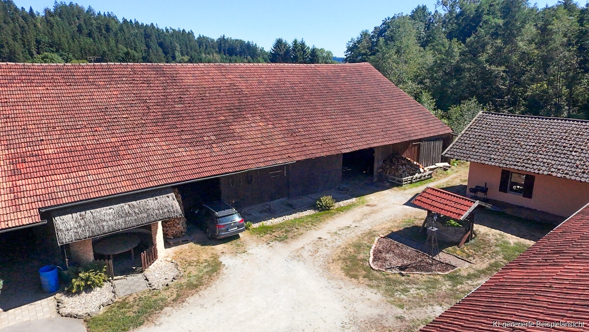 Drohnenansicht Osthalle