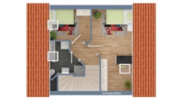 Grundriss DG - Hochinteressantes Immobilienpaket (Praxis mit Wohnung) – Bestlage direkt am Marktplatz!