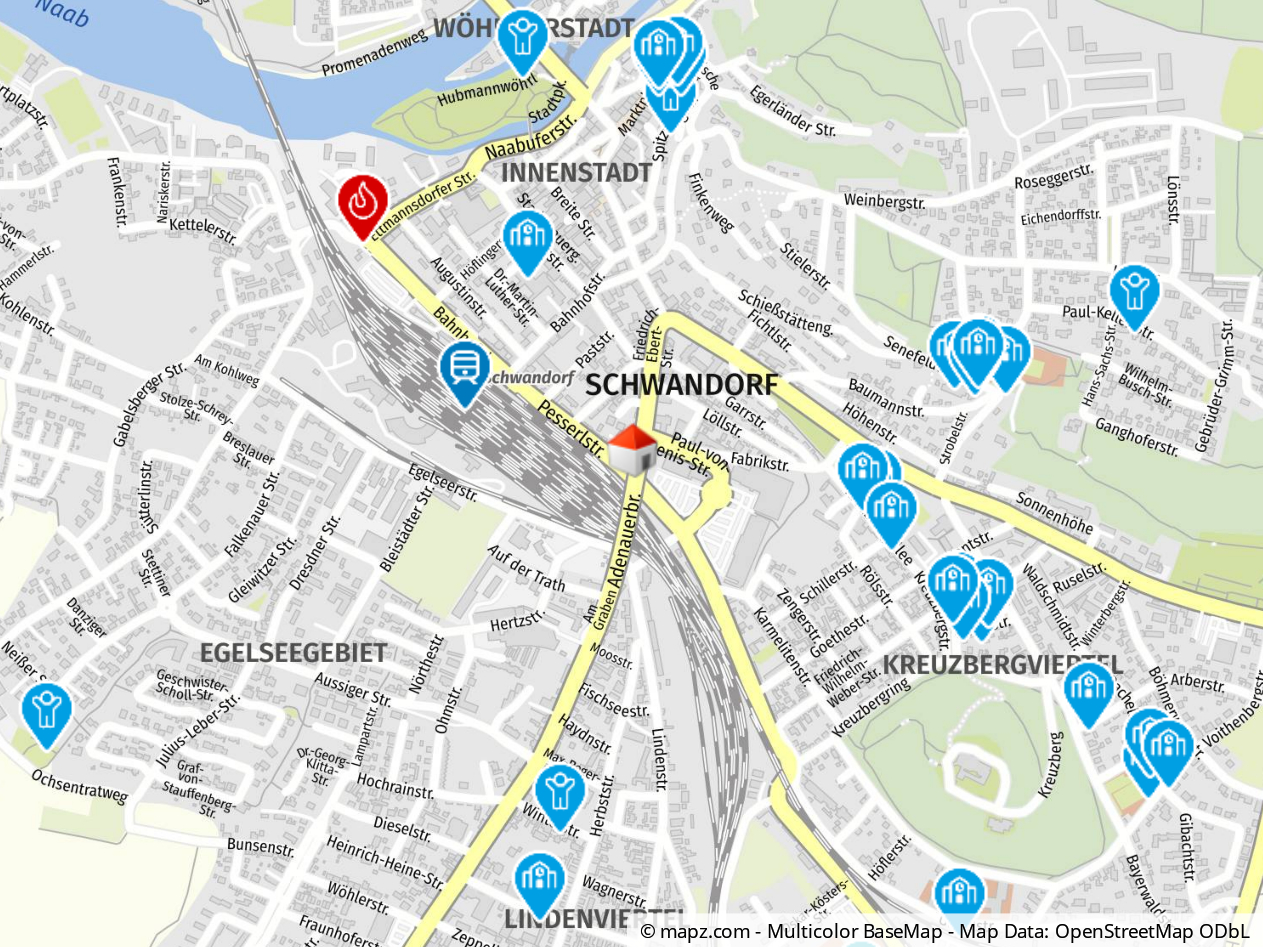 Karte- Lageplan