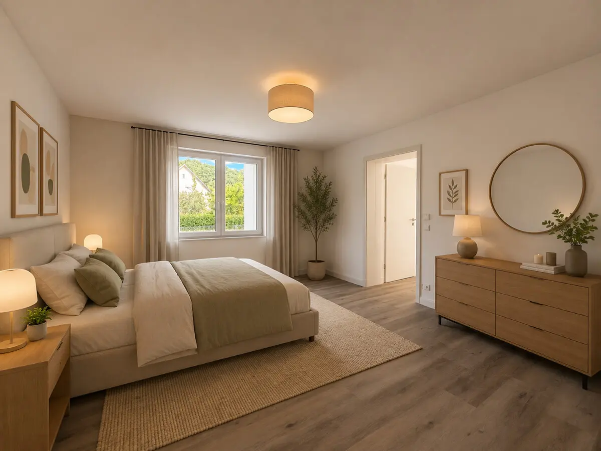 Schlafzimmer KI Möbliert
