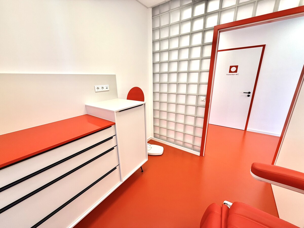 Der Vorbereitungsraum gen Patienten WC