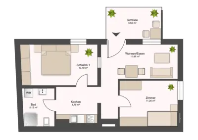 Rgbg-Steinweg: 2,5-Zi-Whg in guter Lage- frei!, 93059 Regensburg, Etagenwohnung
