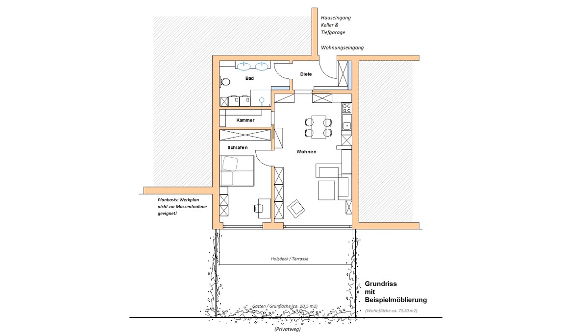 Bestandsgrundriss ETW Nittenau