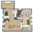 Dachgeschoss - | Ein Zuhause für alle Lebensphasen | Rollstuhlgerecht, familienfreundlich und naturnah