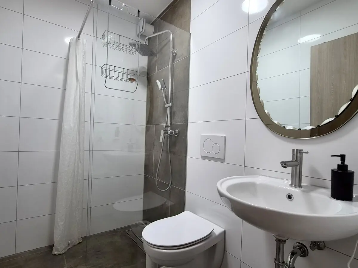Innenliegendes Badezimmer