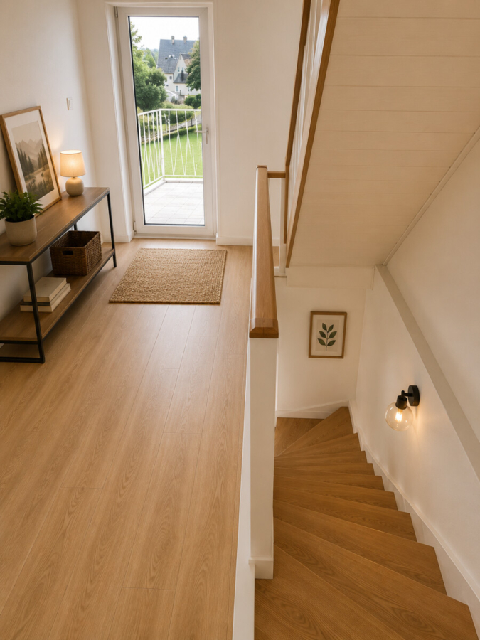 Haus Nr.2 OG (KI-generierte Visualisierung – kein Originalfoto)