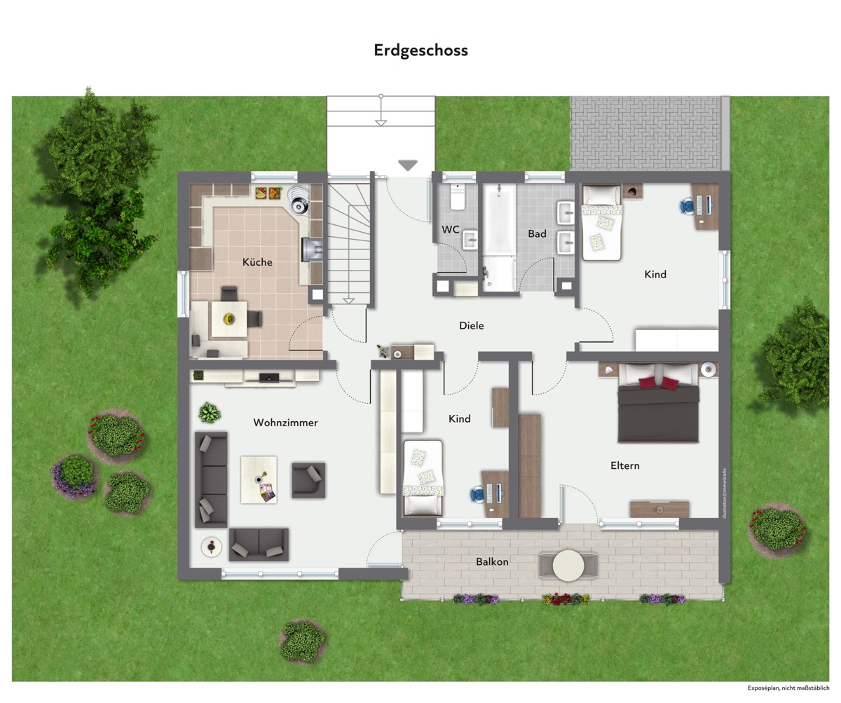 Grundriss Erdgeschoss