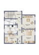 Grundriss - Großzügige 3-Zimmer-Wohnung im Obergeschoss mit ca. 83 m² und Garage