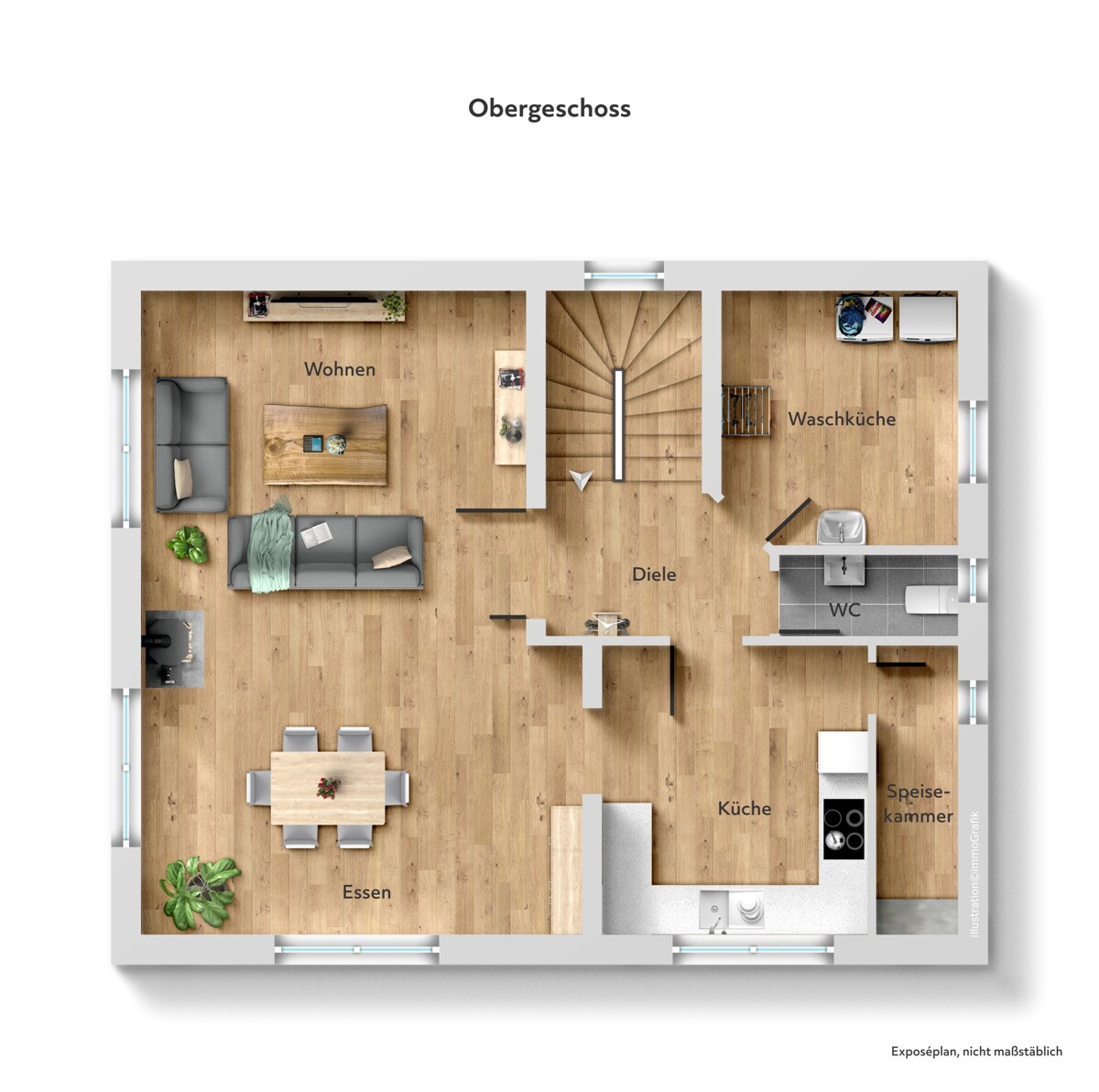 Grundriss Obergeschoss