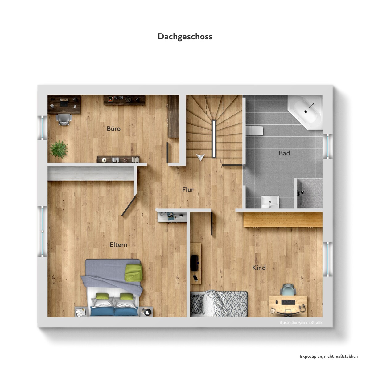 Grundriss Dachgeschoss