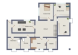 Grundriss Einliegerwohnung JETZIGE NUTZUNG - Großzügiges Einfamilienhaus mit Einliegerwohnung, Sauna & Gartenidylle in Zeitlarn-Laub