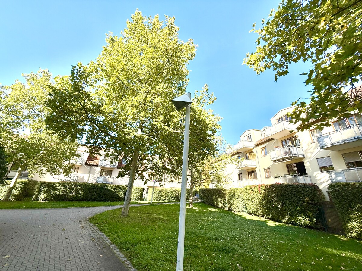 Der Blick von Ihrem Balkon gen Nord-Osten