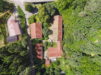 Vogelperspektive - Historisches Mühlenjuwel am Bachlauf