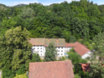 Vogelperspektive - Historisches Mühlenjuwel am Bachlauf