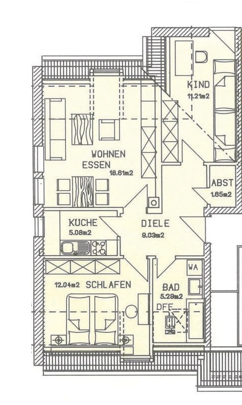 Grundriss Whg 5