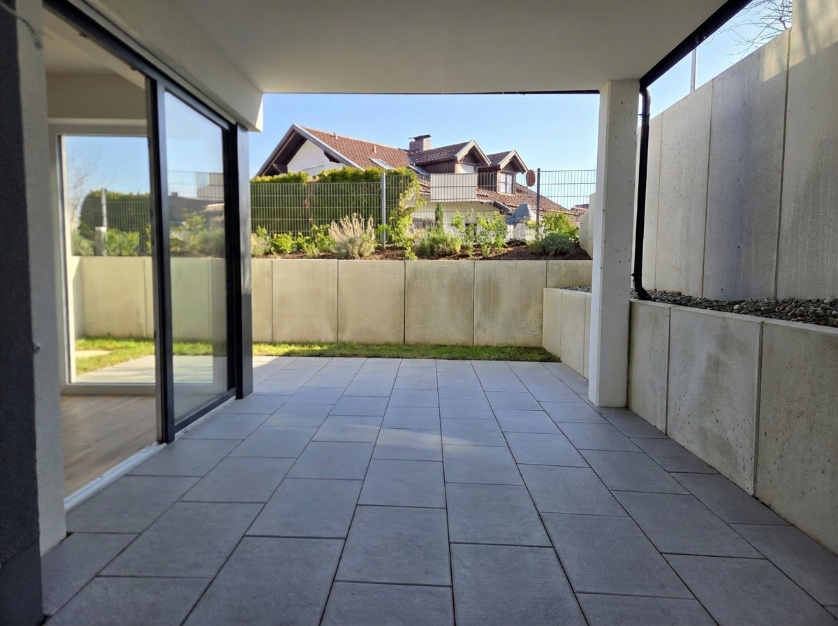 Überdachte Terrasse