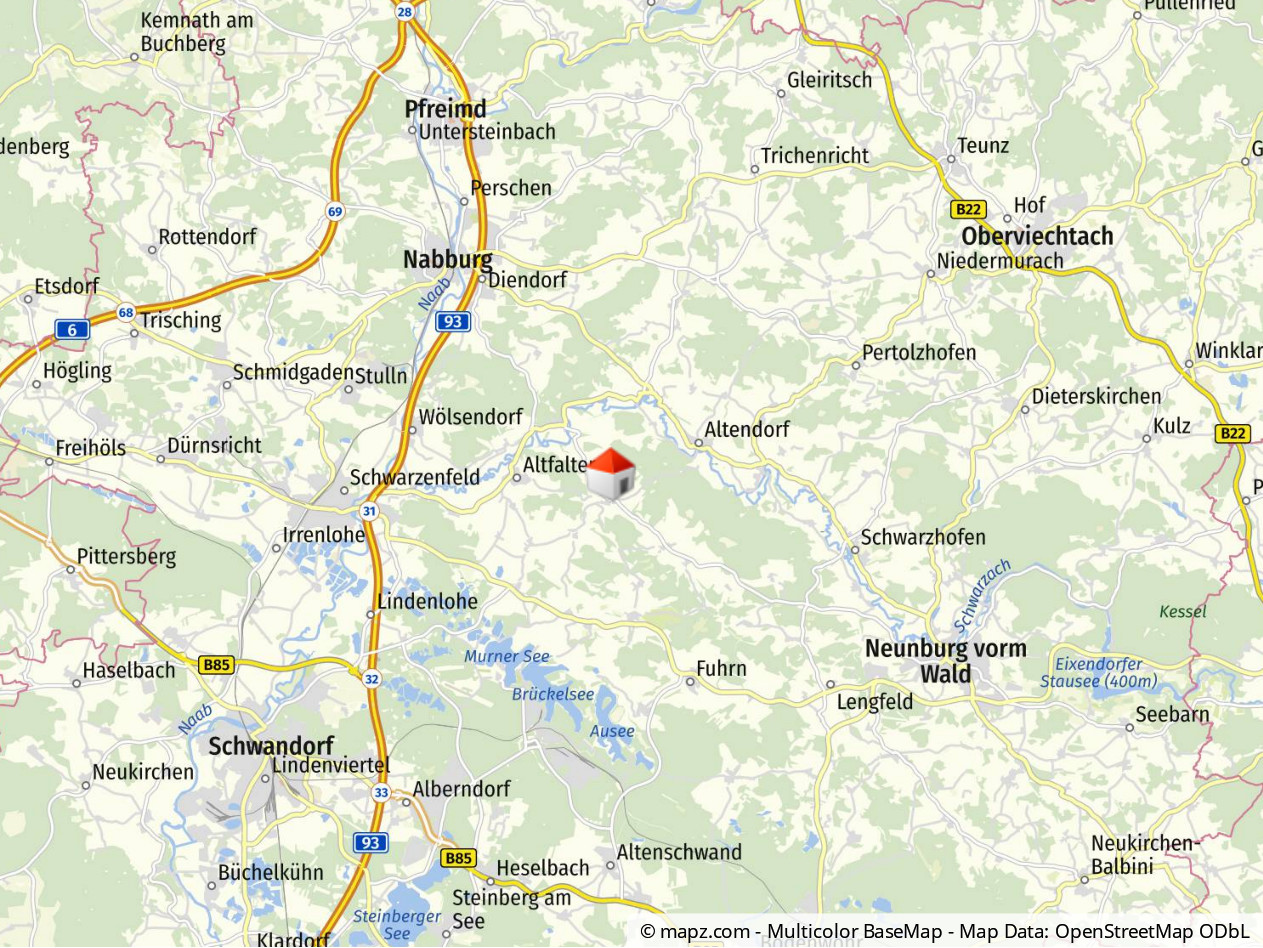Geolyzer Kartenausschnitt