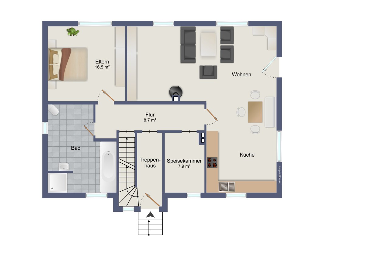 Grundriss EG