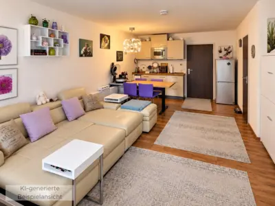 Gemütliches 1 Zimmer (Ferien) – Apartment inkl. TG-Stellplatz, Sonnenterrasse und Blick ins Grüne!, 94379 St.Englmar, Etagenwohnung