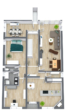 Grundriss 1. OG - Charmantes Zweifamilienhaus mit viel Platz und Traumgarten