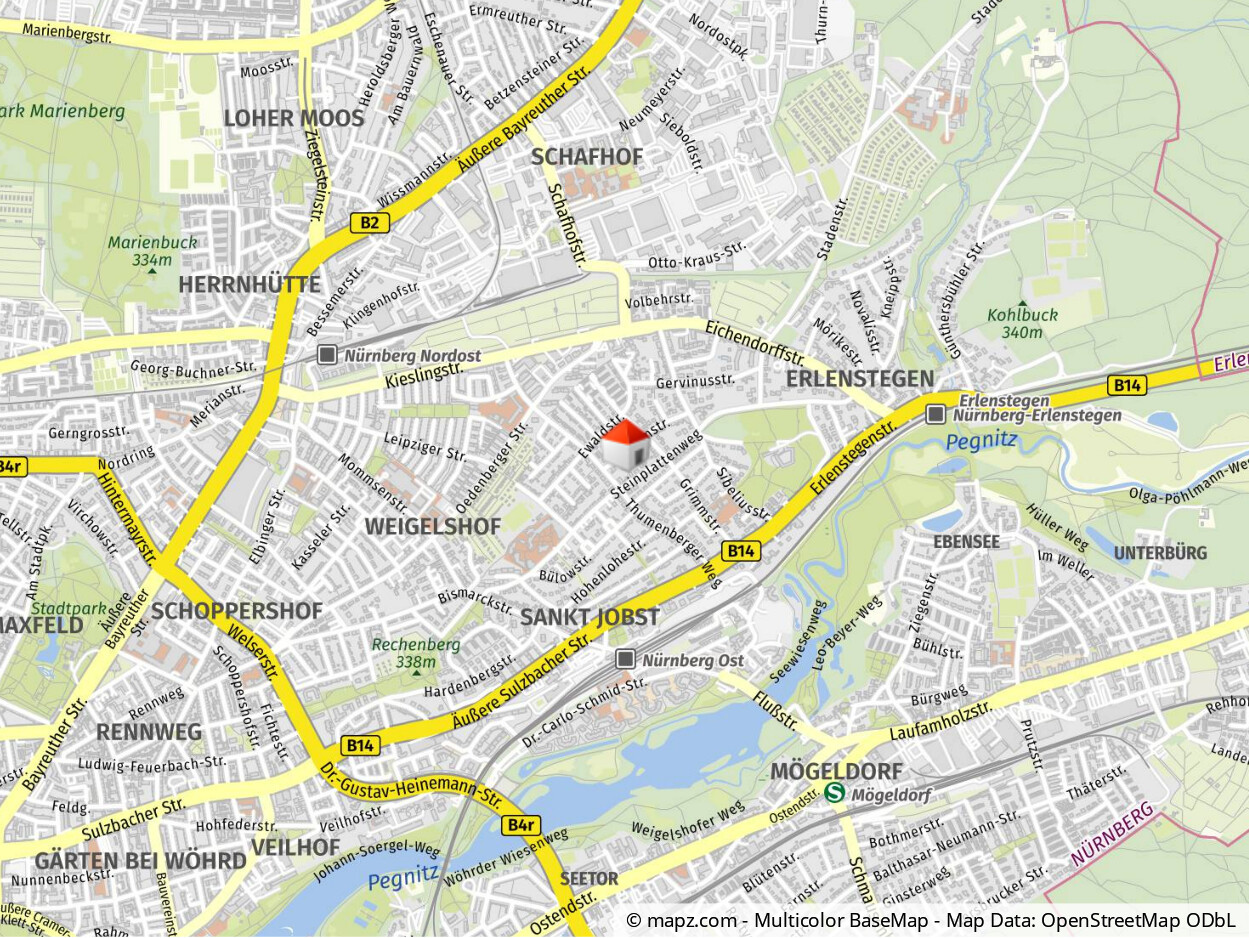 Lageplan: Beste Lage