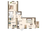 Grundriss - Traumlage Westen – Schöne 3 Zimmer Wohnung mit Balkon