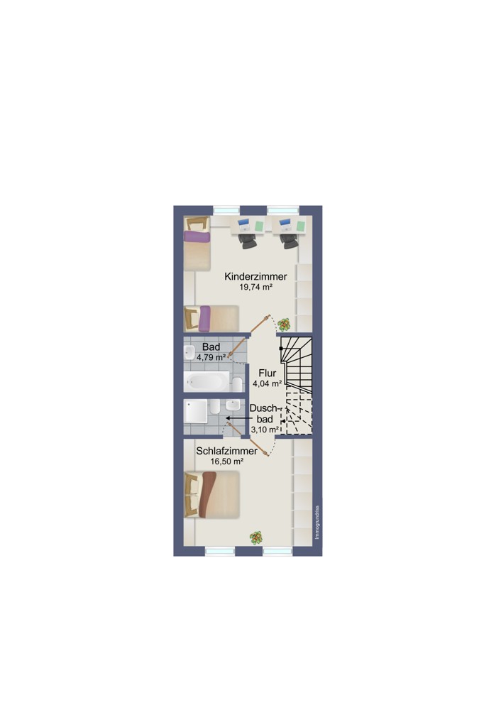 Grundriss Obergeschoss
