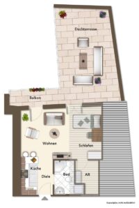 Der Grundriss Ihres Appartements