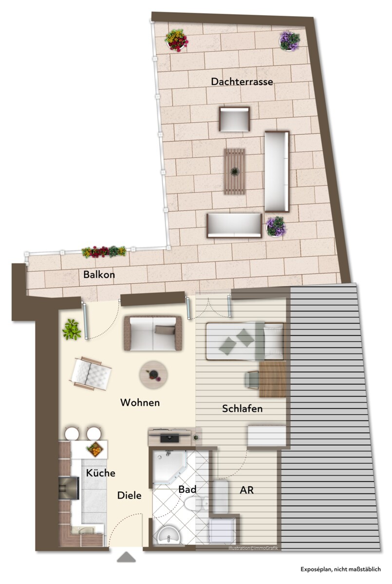 Der Grundriss Ihres Appartements