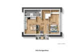 Villa - Grundriss des Dachgeschosses - Jugendstilvoll! Villa & Salettl!